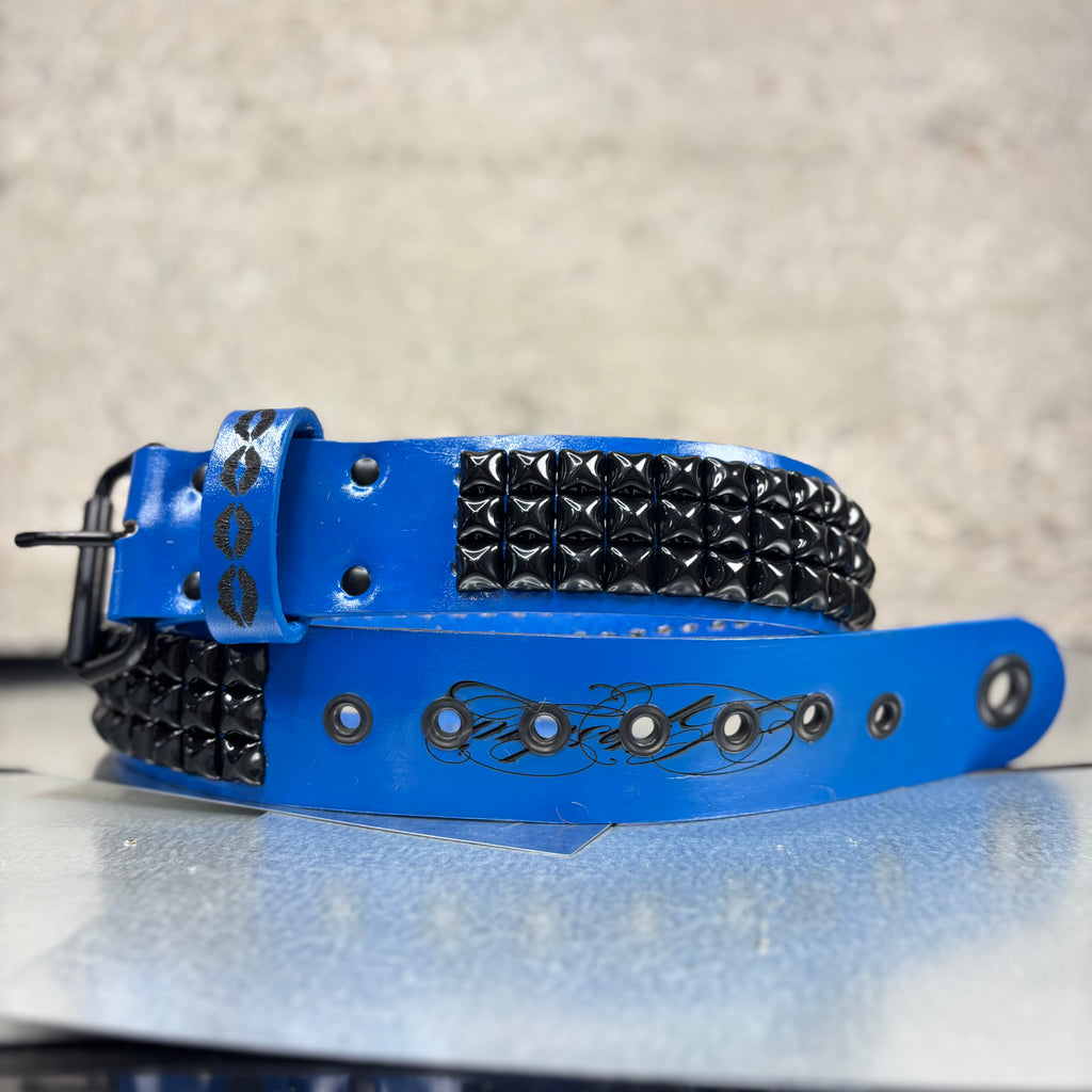DEEP BLUE LIPSTAIN CUSTOM BELT