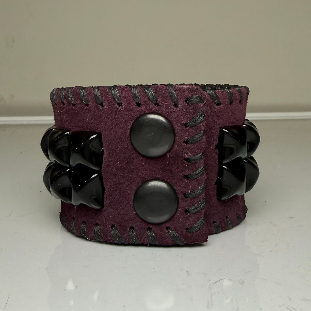 PURPLE SUEDE CUFF