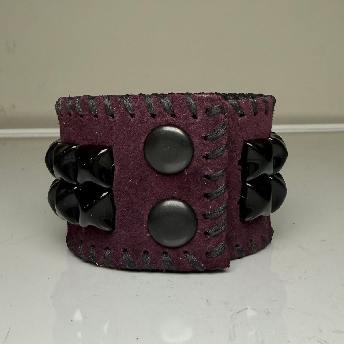 PURPLE SUEDE CUFF