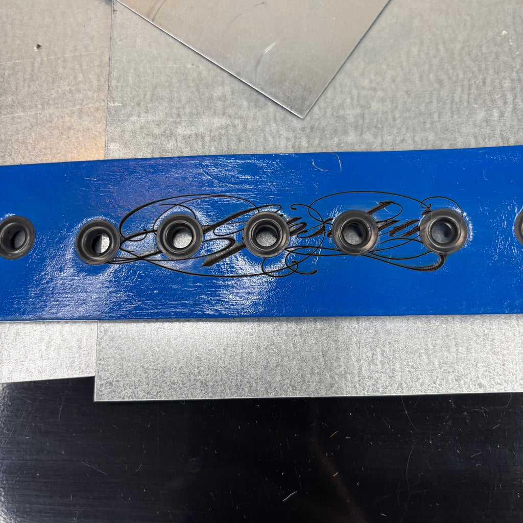 DEEP BLUE LIPSTAIN CUSTOM BELT