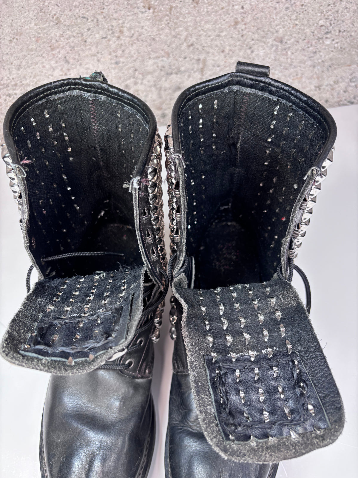 VINTAGE STUDDED HARLEY DAVIDSON BOOTS