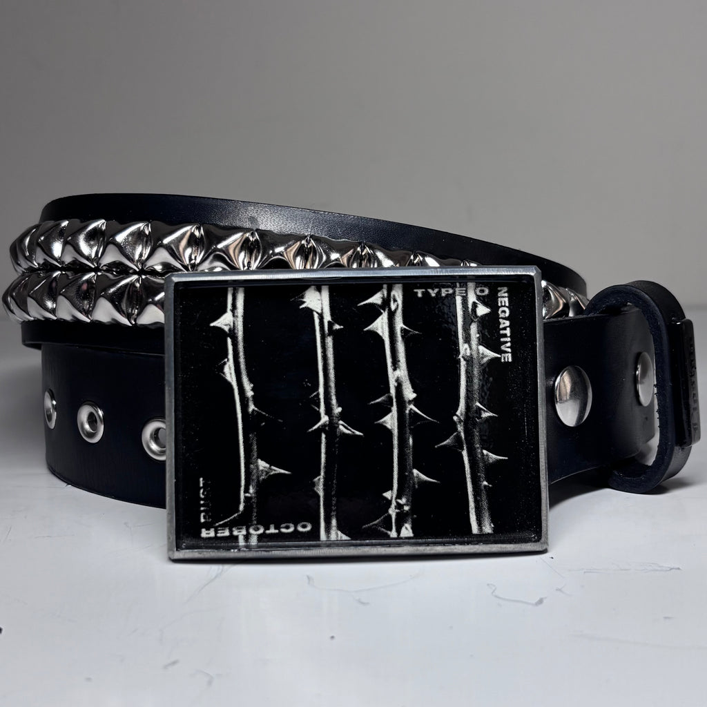 OCTOBER RUST STUDDED BELT