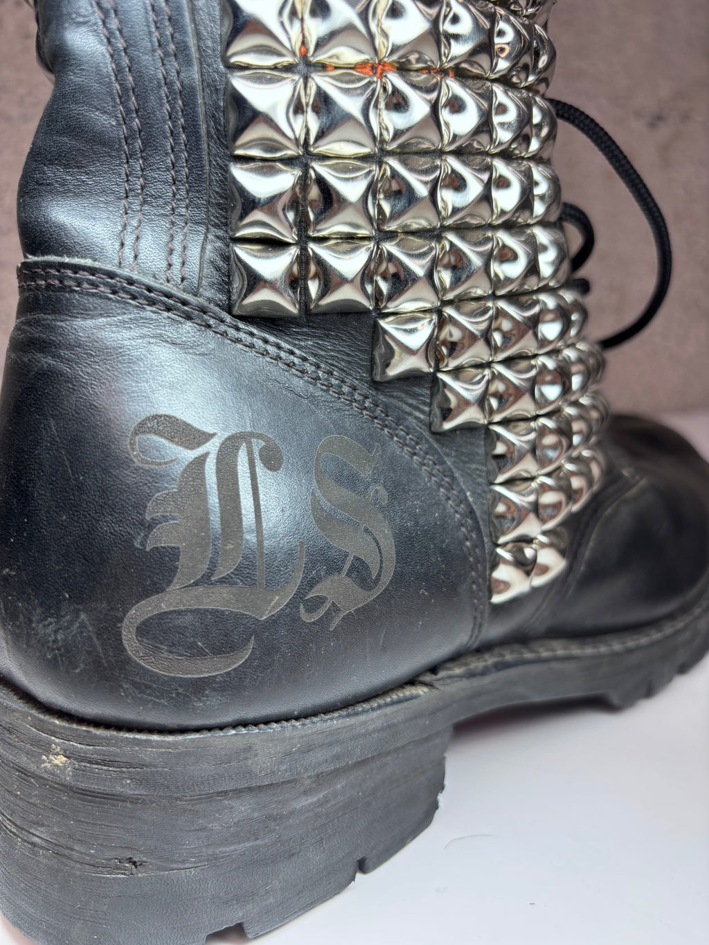 VINTAGE STUDDED HARLEY DAVIDSON BOOTS