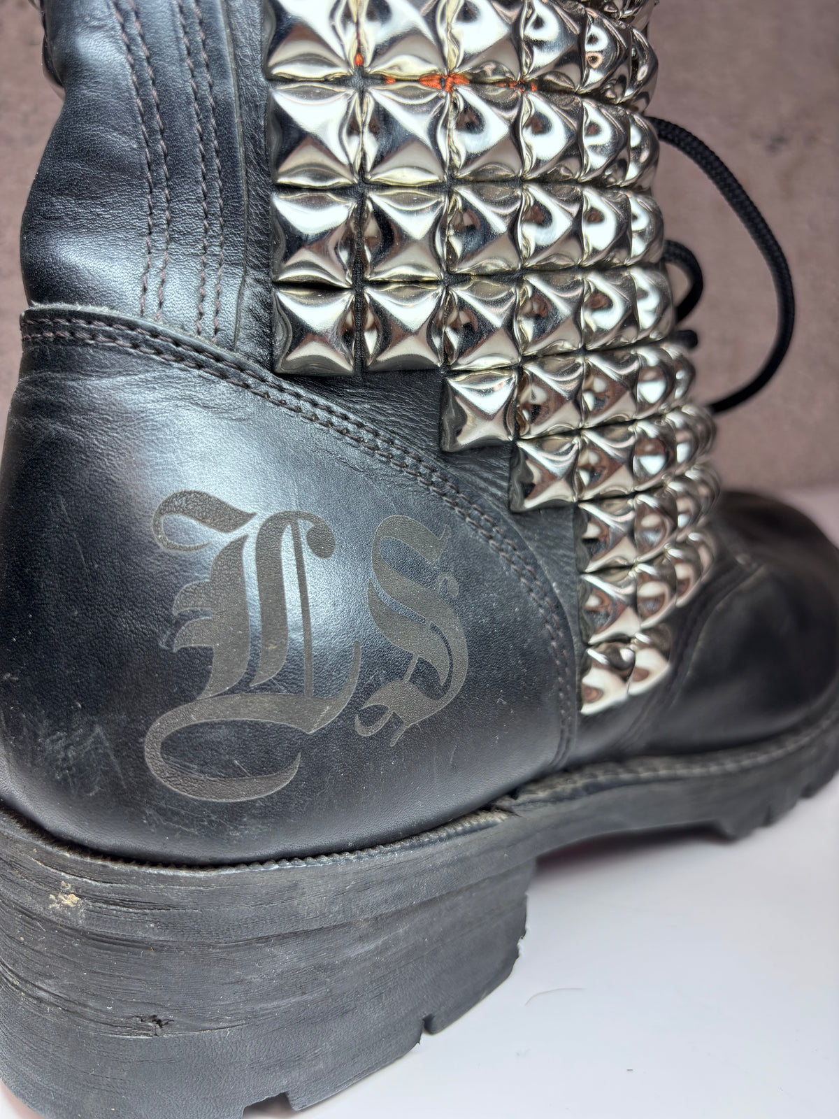 VINTAGE STUDDED HARLEY DAVIDSON BOOTS