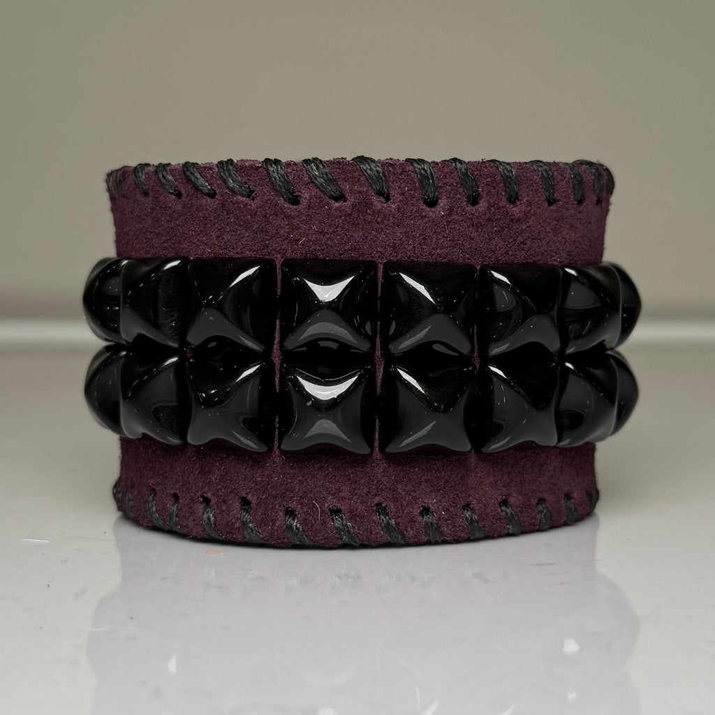 PURPLE SUEDE CUFF