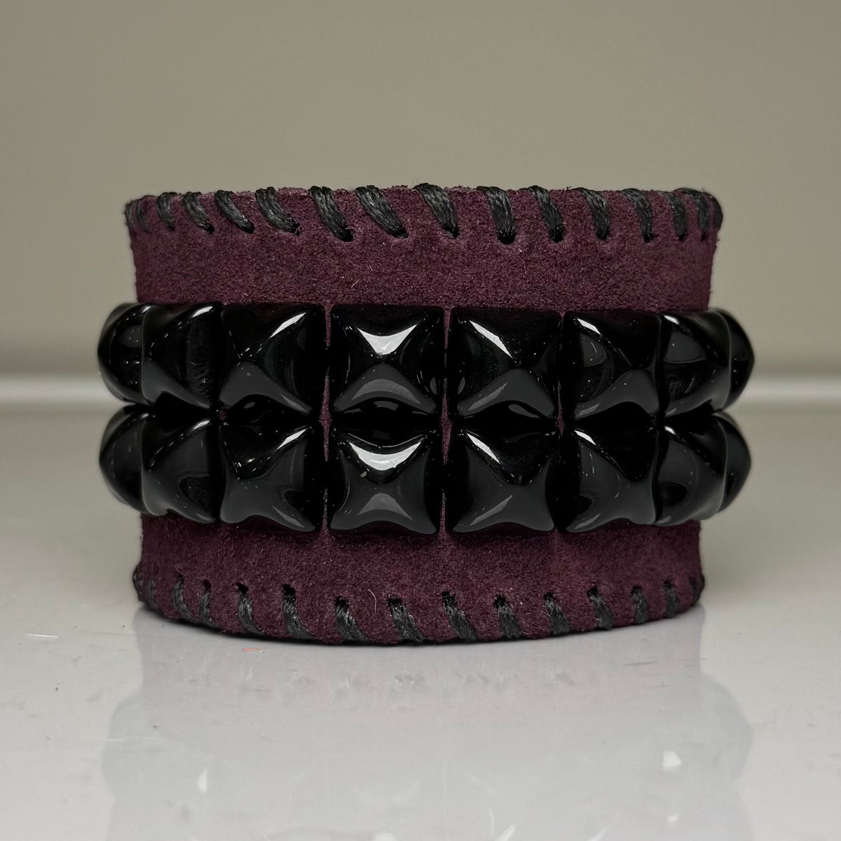 PURPLE SUEDE CUFF