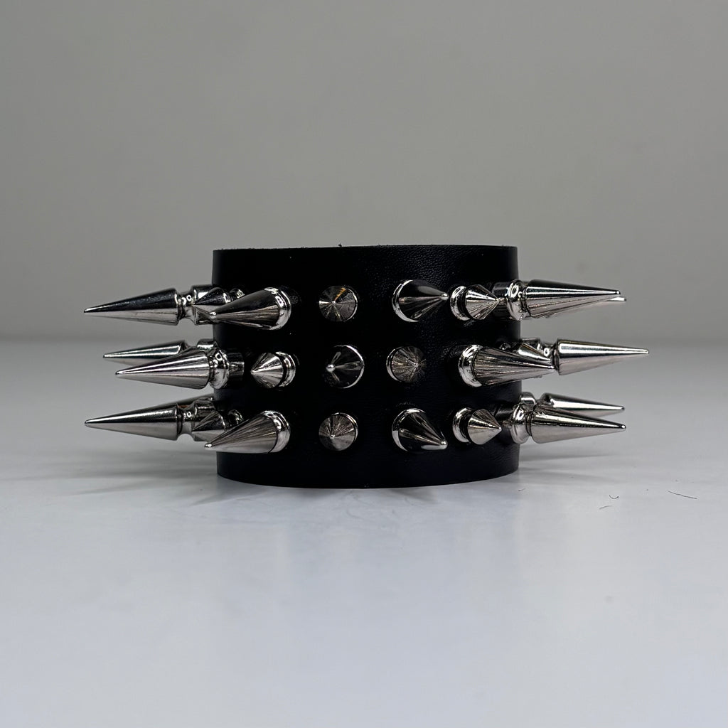 MULTI 3/ROW SPIKEY CUFF