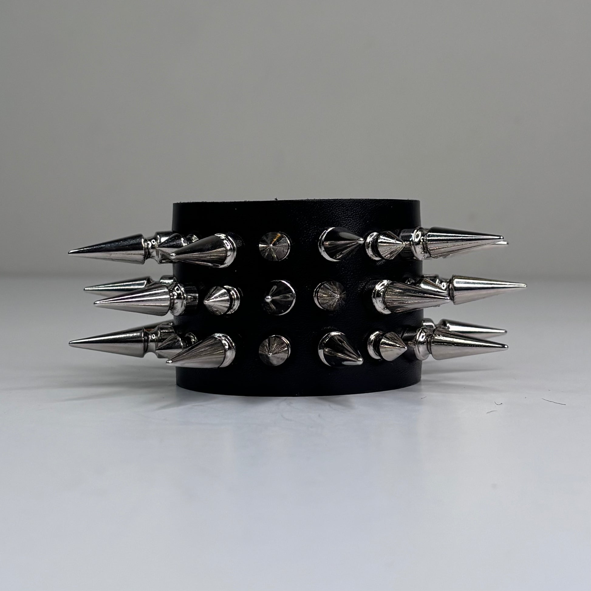 MULTI 3/ROW SPIKEY CUFF