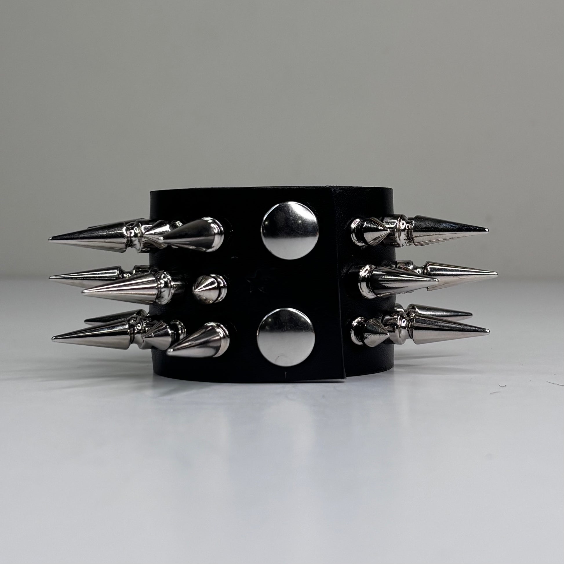 MULTI 3/ROW SPIKEY CUFF
