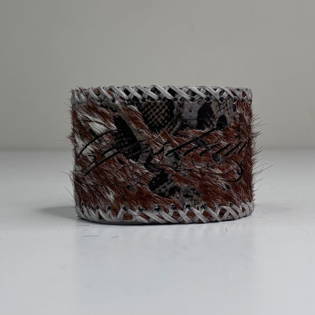 SNAKE PRINT HAIR-ON CUFF
