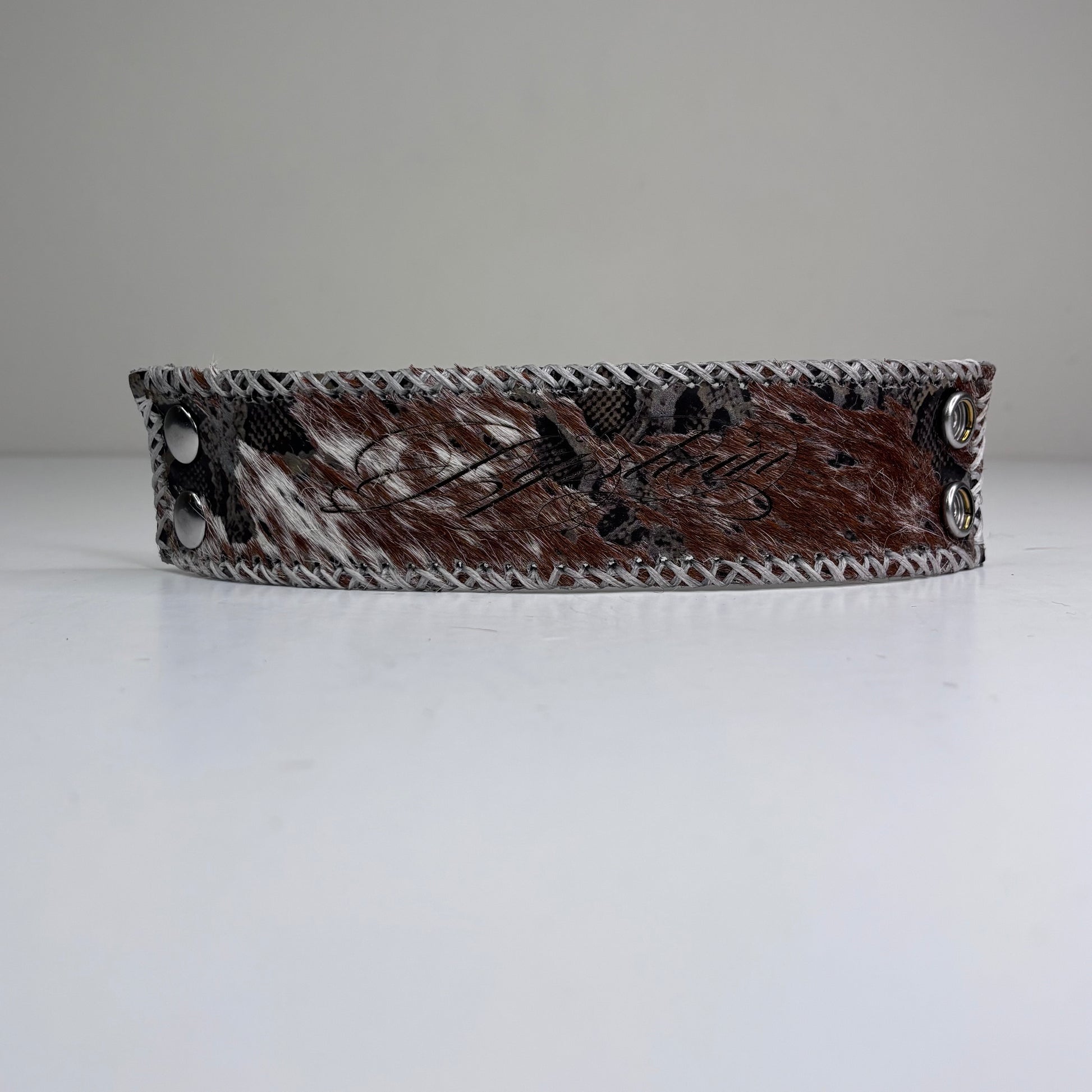SNAKE PRINT HAIR-ON CUFF