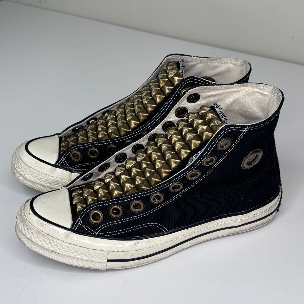CUSTOM ANTIQUE BRASS STUDDED CONVERSE